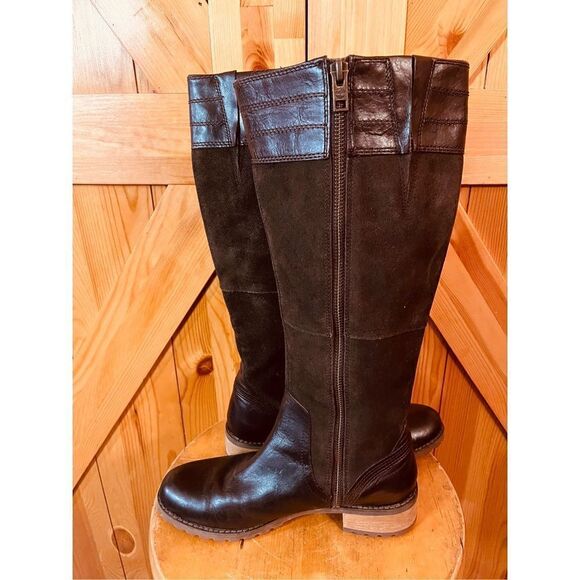 Timberland Bethel Heights Brown Leather Boots Size 7 - Picture 5 of 8